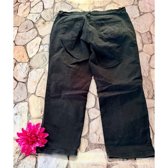 GLORIA VANDERBILT BLACK JEANS-SIZE 18 SHORT - Picture 5 of 7